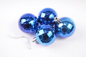 Pack 4 esferas Navidad facetadas AZULES (1)